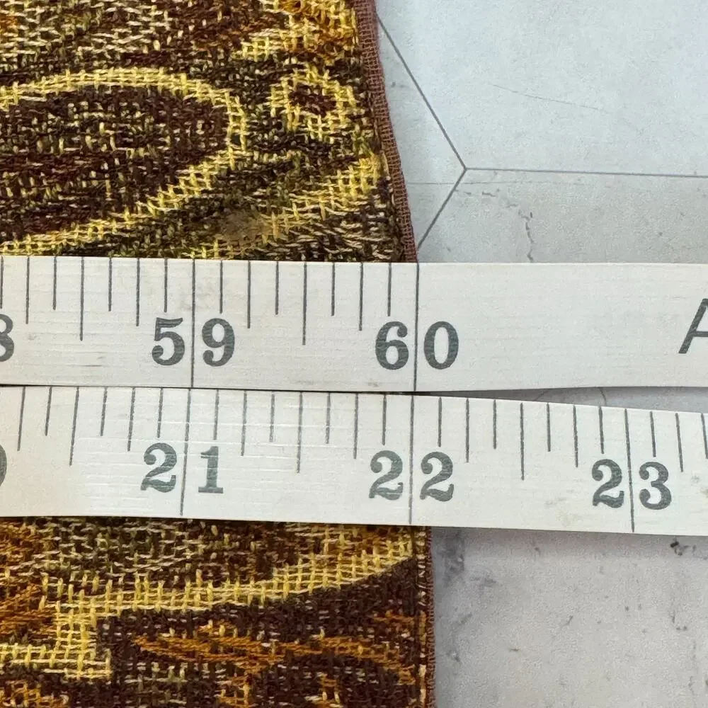Z Gallerie Gold Cotton & Rayon Blend Table Runner 13 x 85